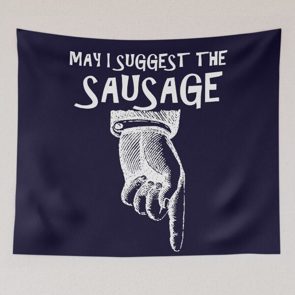 Item preview, Butcher, cook, chef.May I suggest the sausage. Vintage Art designed and sold by Mia-Kara.