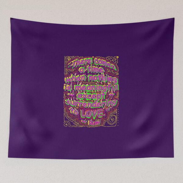 Item preview, surrendering to LOVE ~ Rumi designed and sold by TeaseTees.