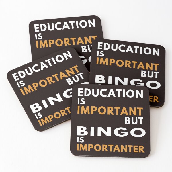 Item preview, Education And Bingo, Funny Bingo, Bingo Player designed and sold by Aerial Addicts.