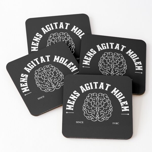Item preview, Latin Quote - Mind Moves The Matter designed and sold by SpaceArt1.