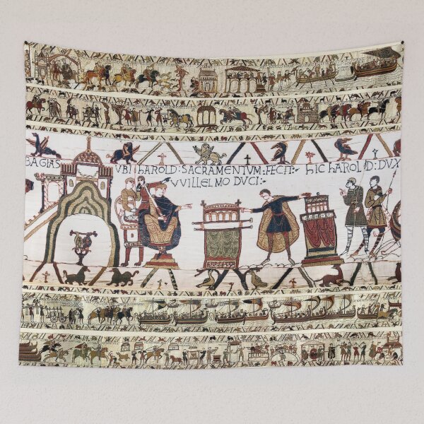 Item preview, THE BAYEUX TAPESTRY Harold Made an Oath on Holy Relics  to Duke William designed and sold by BulganLumini.