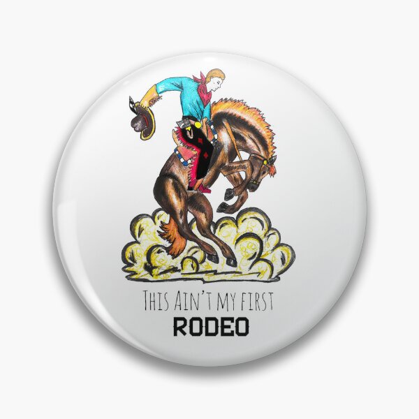 Item preview, Cowboy Bronc Rider designed and sold by ArtbyAdriane.