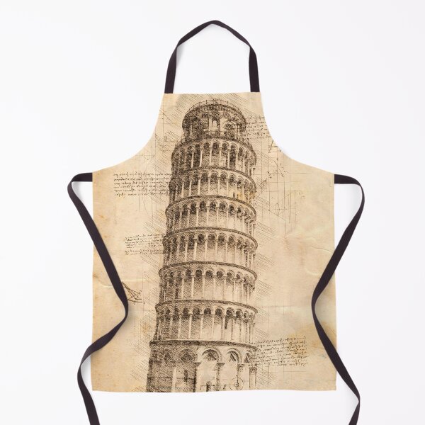 Item preview, Pisa Leaning Tower Vintage Sketch designed and sold by werdantem.