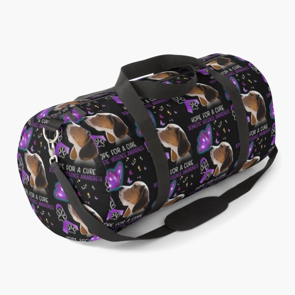 Item preview, Domestic Violence Awareness Dog Hope for a cure Domestic Violence Awareness Dog Butterfly Ribbon designed and sold by TerrellOneal.