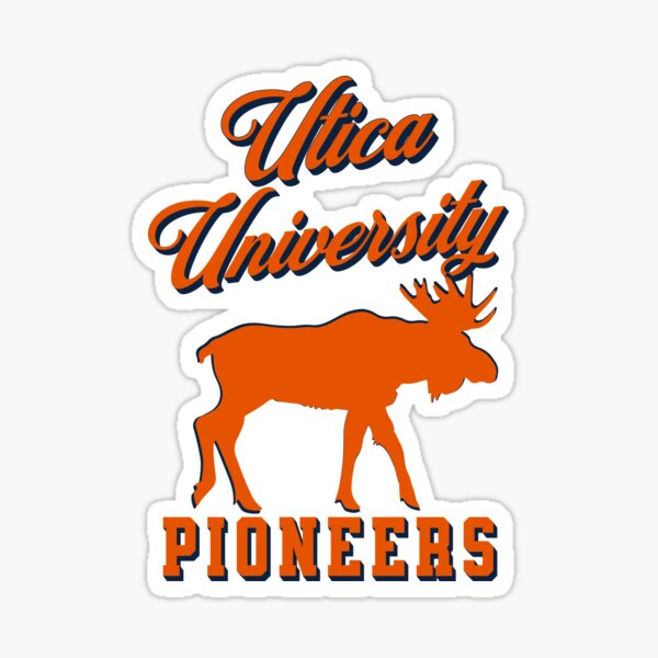  Utica University Pioneer Logo wear Sticker