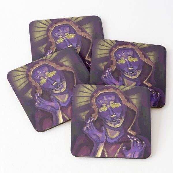 Item preview, Mystical creepy sticker illustration of a female in robe designed and sold by ThatTrantGuy.