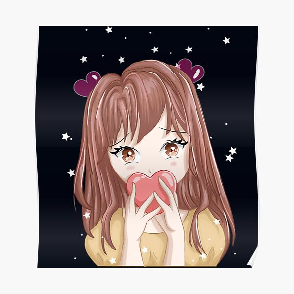 Kawaii Anime Girl Aesthetic Anime Girl Poster For Sale By Jacinleffler Redbubble 4265