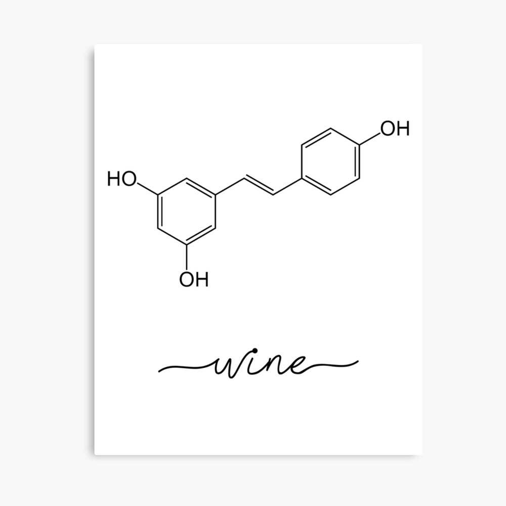 Vin molécule vin Tumbler-Cadeau Pour Elle-Cadeau Pour Lui-Science Cadeau