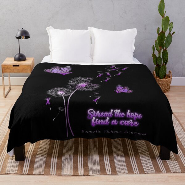 Item preview, Domestic Violence Awareness Spread The Spread the hope find a cure Domestic Violence Awareness designed and sold by TerrellOneal.