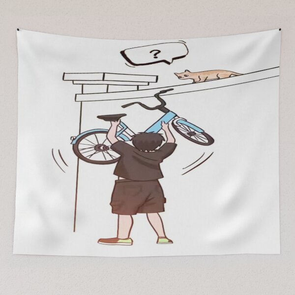 Item preview, Helping boy & cat designed and sold by TheHand-art.