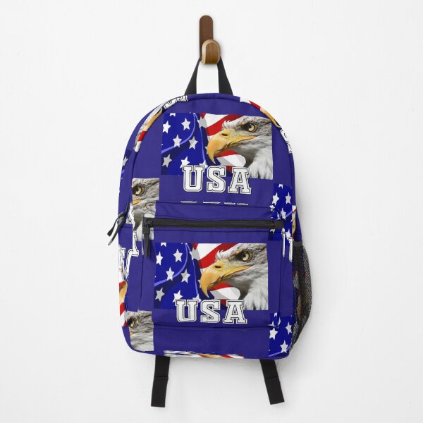 Item preview, USA with an American Flag and vigilant Eagle designed and sold by AmericaFreedom.
