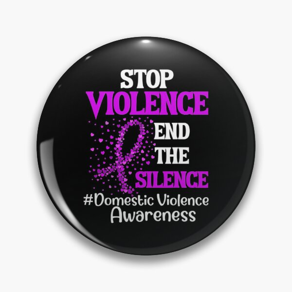 Item preview, Domestic Violence Awareness Stop Violen Domestic Violence Awareness Stop Violence End Silence Ribbon designed and sold by TerrellOneal.