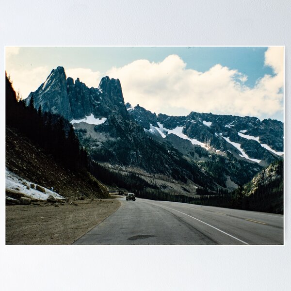 Item preview, Snow Mountain Road, film photo designed and sold by GinomaiDesign.