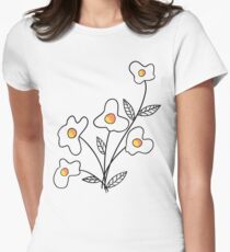 Just Add Flower Women's Fitted T-Shirt