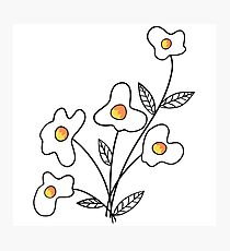 Just Add Flower Photographic Print
