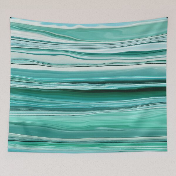Item preview, Abstract Ocean Horizontal Lines Coastal Style Décor Beachy Vibes Art 2 of 20  designed and sold by Beachy.