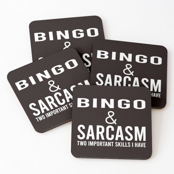 Item preview, Sarcasm And Bingo, Funny Bingo, Bingo Player designed and sold by Aerial Addicts.