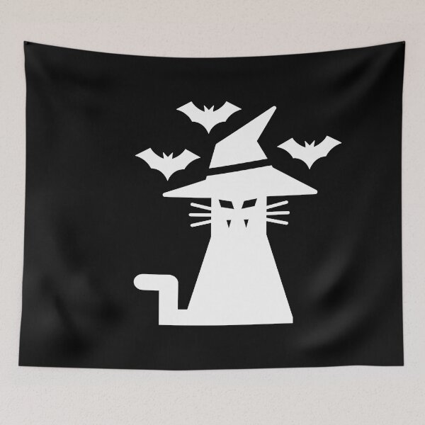 Item preview, Silhouette cat and friends, Happy Meoween designed and sold by Amilaz.