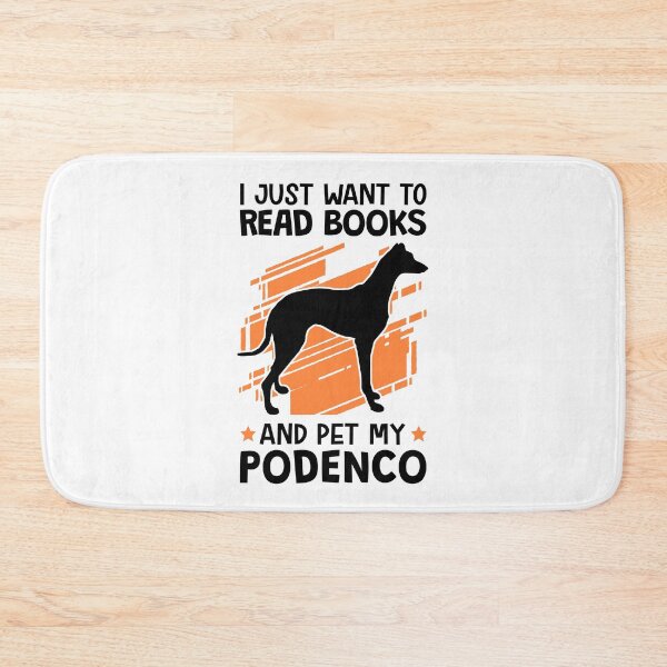 Item preview, Reading books and stroking Podenco hunting dog designed and sold by madgrfx.