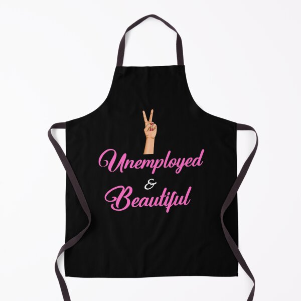 Item preview, Unemployed And Beautiful T-shirt designed and sold by designsdetour.