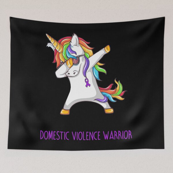 Item preview, Domestic Violence Awareness Domestic Violence Warrior Brave Strong Fearless Support Domestic Violence Warrior Gifts designed and sold by heckforddewey.