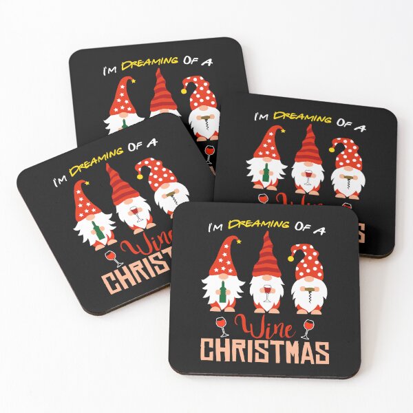 Item preview, I'm Dreaming Of A Wine Christmas Gnome Xmas Drinking designed and sold by BELASKRI STORE.