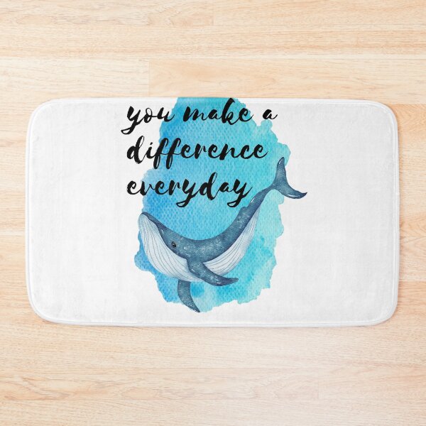 Item preview, You Make A Difference Everyday  | Starry Whale Shark | Whale Shark watercolor designed and sold by SodaPUNCH.