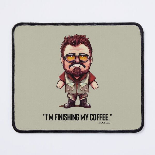 Item preview, Finishing my Coffee (Walter from The Big Lebowski) designed and sold by NuminousYes.