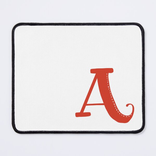 Item preview, Letter A Red initial monogram alphabet A capital designed and sold by Antique-Gifts.