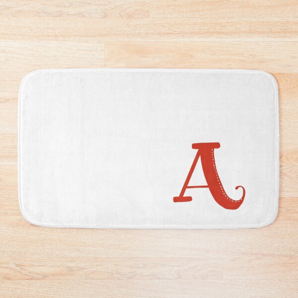 Item preview, Letter A Red initial monogram alphabet A capital designed and sold by Antique-Gifts.