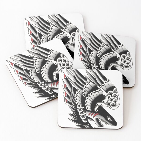 Item preview, Eagle Shark Traditional Flash design designed and sold by MarkADArt.