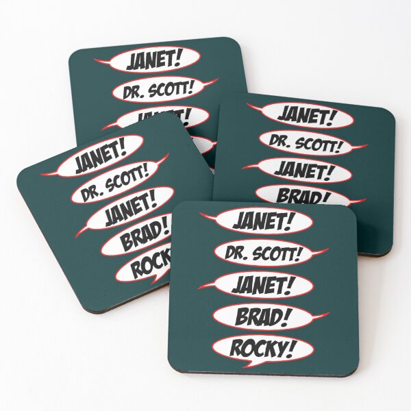 Item preview, Janet! Dr. Scott! Janet! Brad! Rocky!   designed and sold by uhyrekvienv.