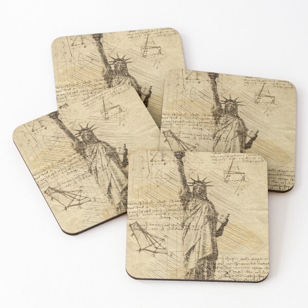 Item preview, Dibujo vintage de la estatua de la libertad designed and sold by werdantem.