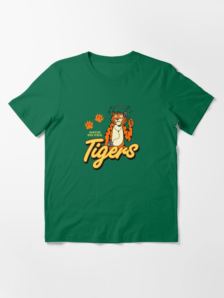 Stranger Things 4 Hawkins High School Tigers Cartoon Mascot