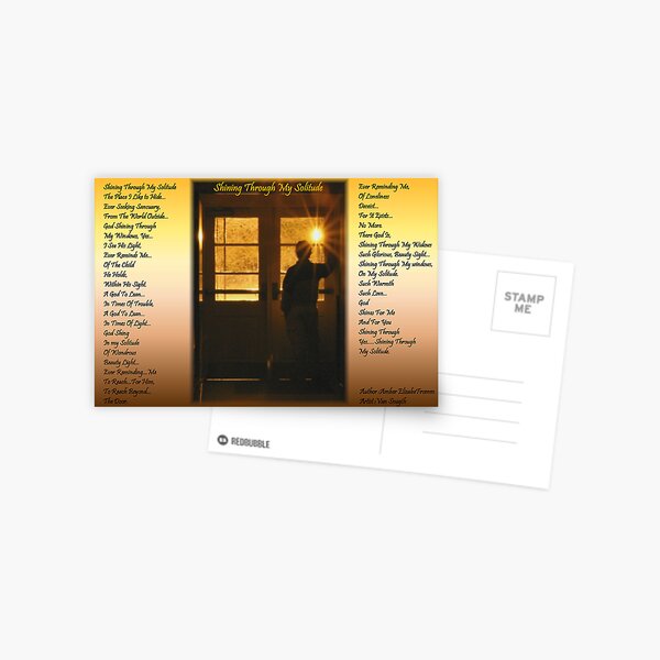 Shining Through My Solitude Version 1 Postcard