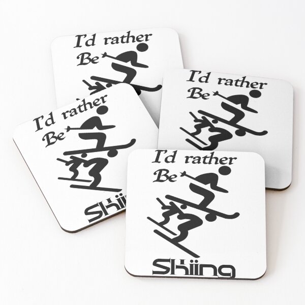 Item preview, I'd rather be skiing, I would rather be skiing,,, V333.  designed and sold by Chakilogy.