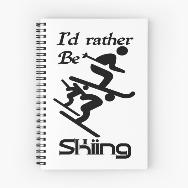 Item preview, I'd rather be skiing, I would rather be skiing,,, V333.  designed and sold by Chakilogy.