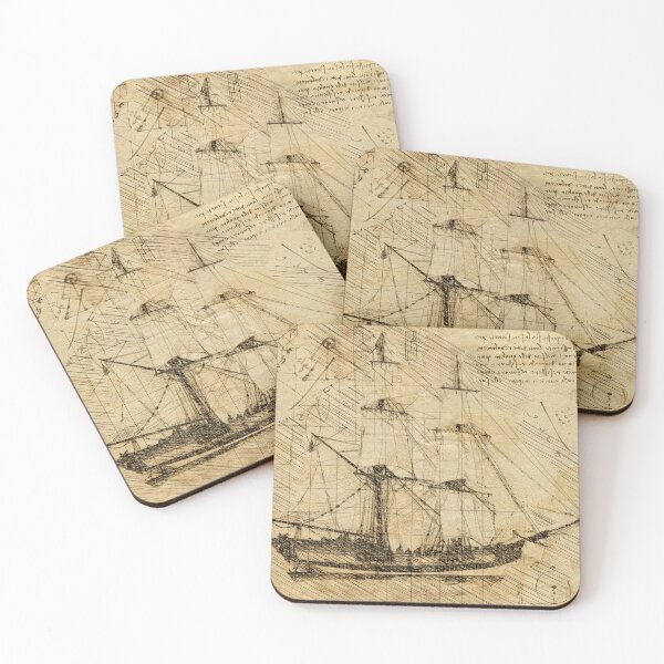 Item preview, Bosquejo de barco de vela vintage designed and sold by werdantem.