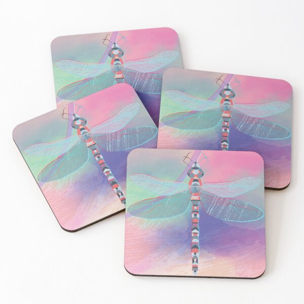 Item preview, A delicate dragonfly on a watercolor background designed and sold by Kosinskaya.