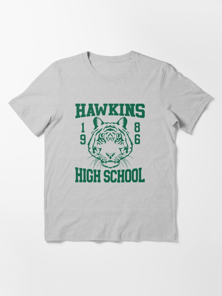 Stranger Things 4 Hawkins High School Green Logo T-Shirt