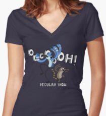 Ooohhhh! Women's Fitted V-Neck T-Shirt