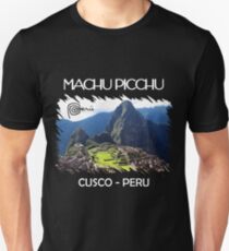 Machu Picchu Peru Lama Cusco Slim Fit T-Shirt