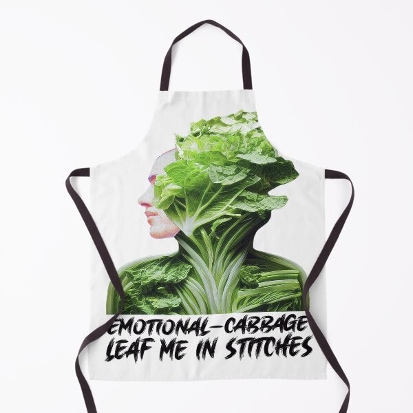 Item preview, Emotional Cabbage. Leaf me in Stitches Cabbage to Laugh Vegans - Eat emotionally designed and sold by Rocky Mountain Artistry.
