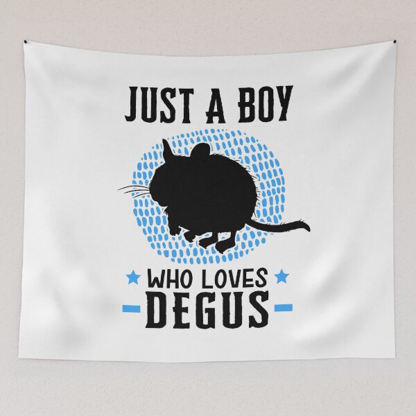 Item preview, Just a boy the degus loves rodent chile designed and sold by madgrfx.