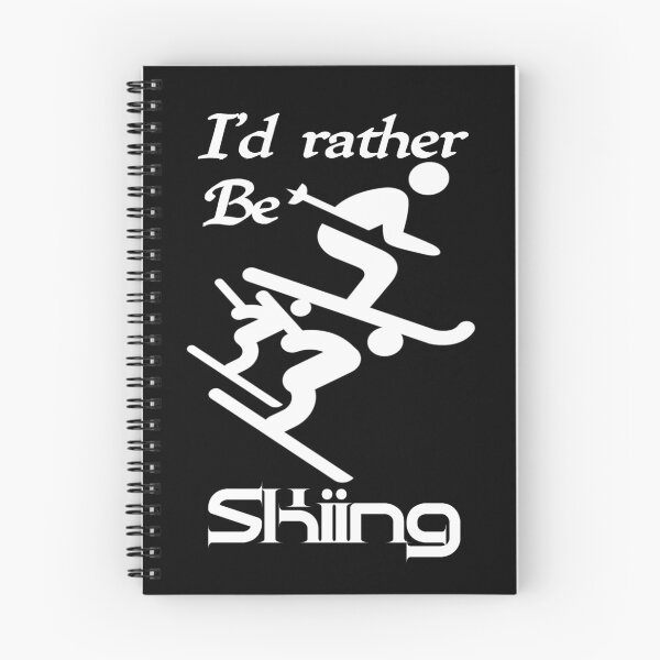 Item preview, I'd rather be skiing, I would rather be skiing,,,V879.  designed and sold by Chakilogy.