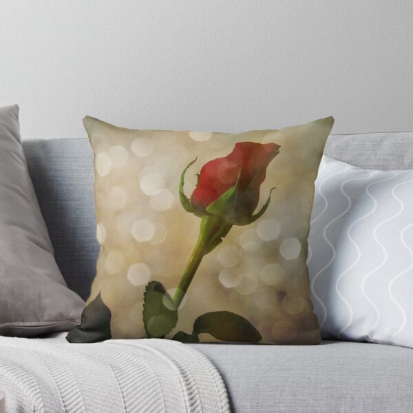 Item preview, Sparkling Red Rose Bud Photograph Art designed and sold by adriturner.