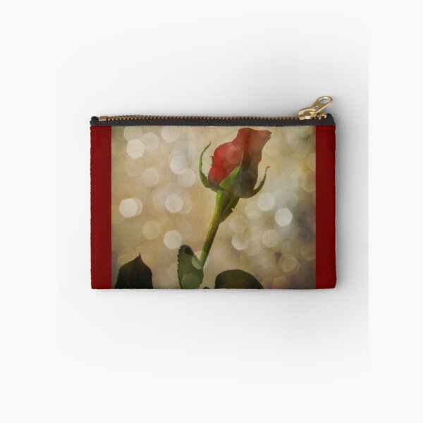 Item preview, Sparkling Red Rose Bud Photograph Art designed and sold by adriturner.