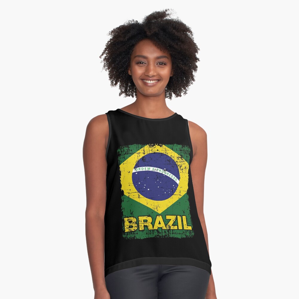 Awkward Styles Brazil Flag Tank Top for Women Brazilian Tanks Brazilian  Women Gifts from Brazil Flag of Brazil Brazil Sleeveless Shirt Brazilian