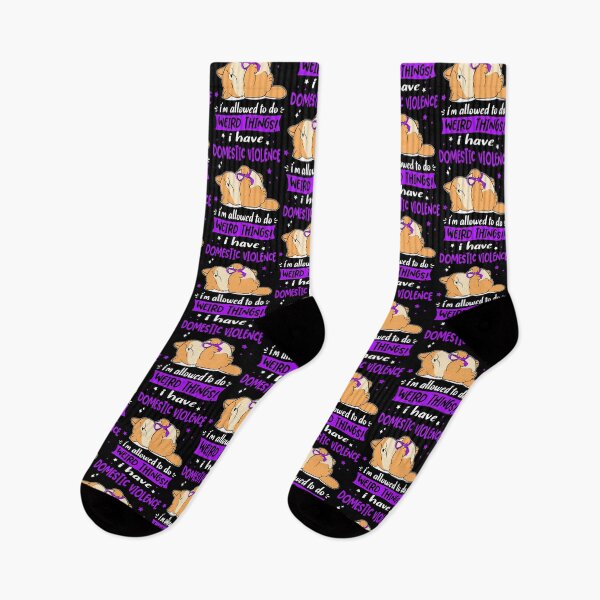 Item preview, Domestic Violence Awareness I Have Domestic Violence i am allowed to do Weird Things! designed and sold by heckforddewey.