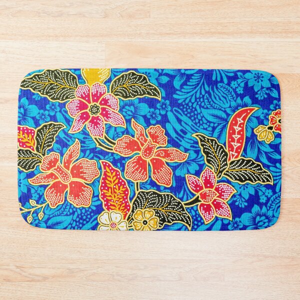 Item preview, Blue red flowers designed and sold by Zip-Zup.